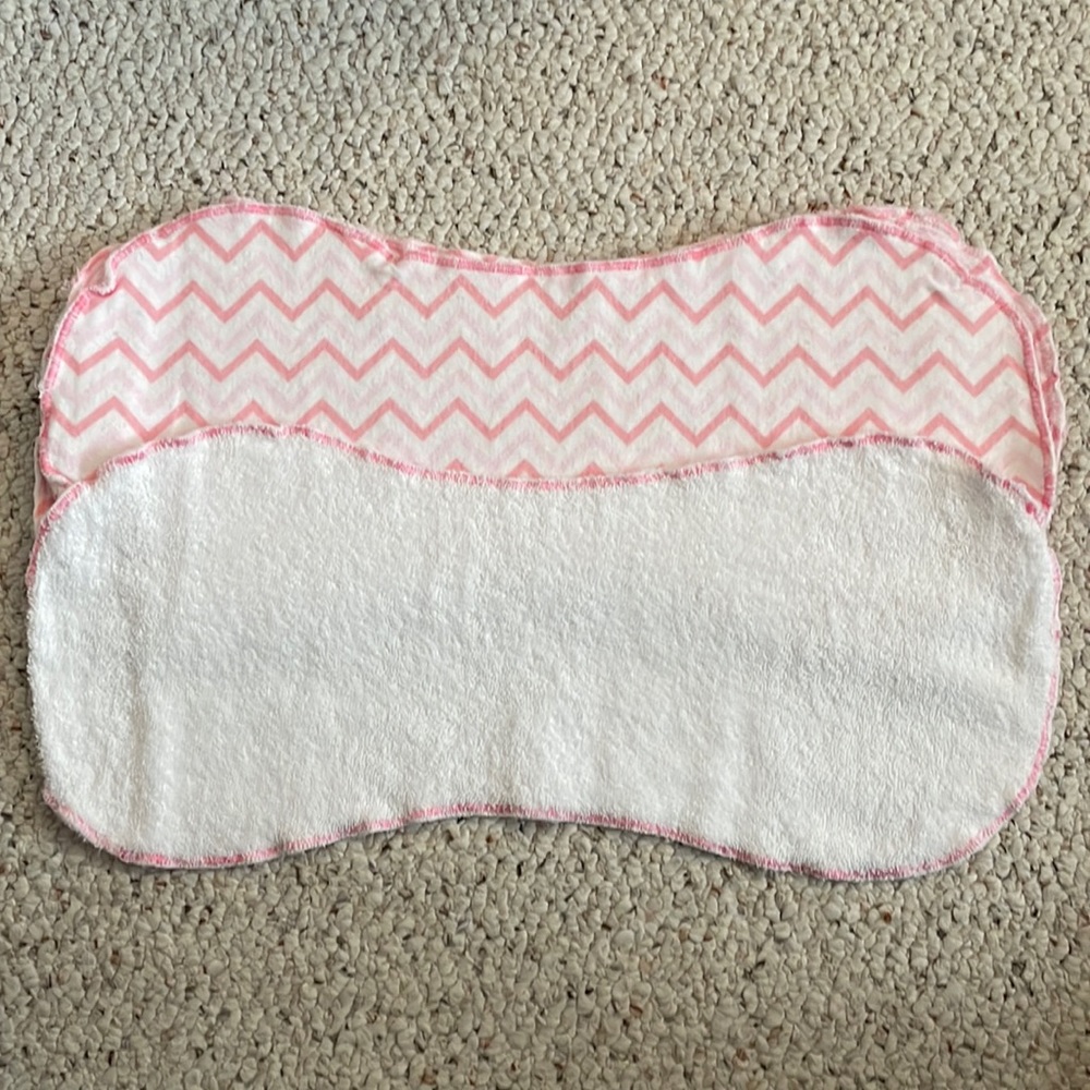 Handmade burp cloths